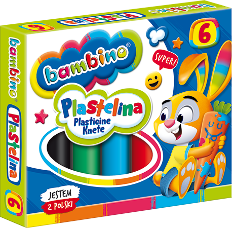 Plastelina St.Majewski Bambino 6kol. 01727
